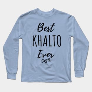 Arabic Best Aunt Khalto Ever Long Sleeve T-Shirt